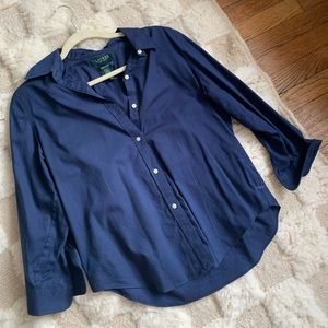 J. Crew 3/4 Sleeve Button Down